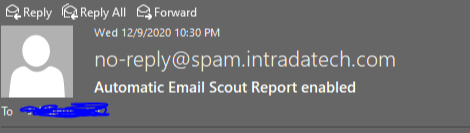 Photo of the email that you should look out for.