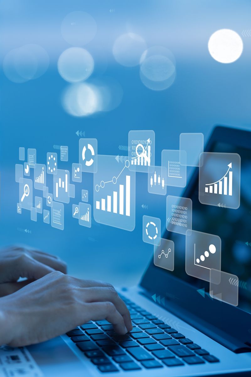 visualization of the components of digital marketing